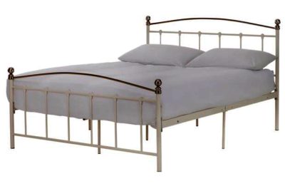 Cordelia Small Double Bed Frame - Ivory